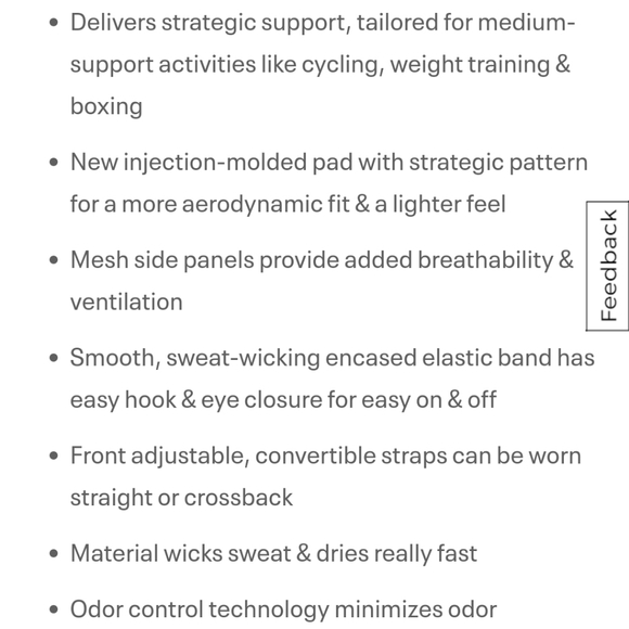 Under Armour Sweat Wicking Adjustable Strap Sports Bra - Picture 4 of 13